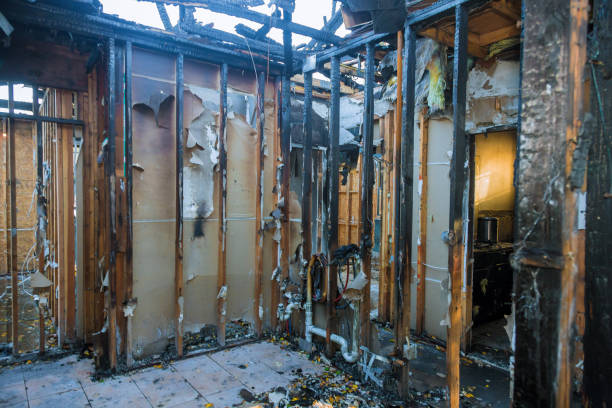 Professional Fire Damage Removal technician working in Warson Woods, MO